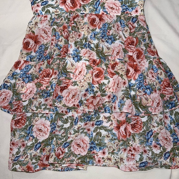Chic Floral Ruffle Dress - Picture 4 of 4